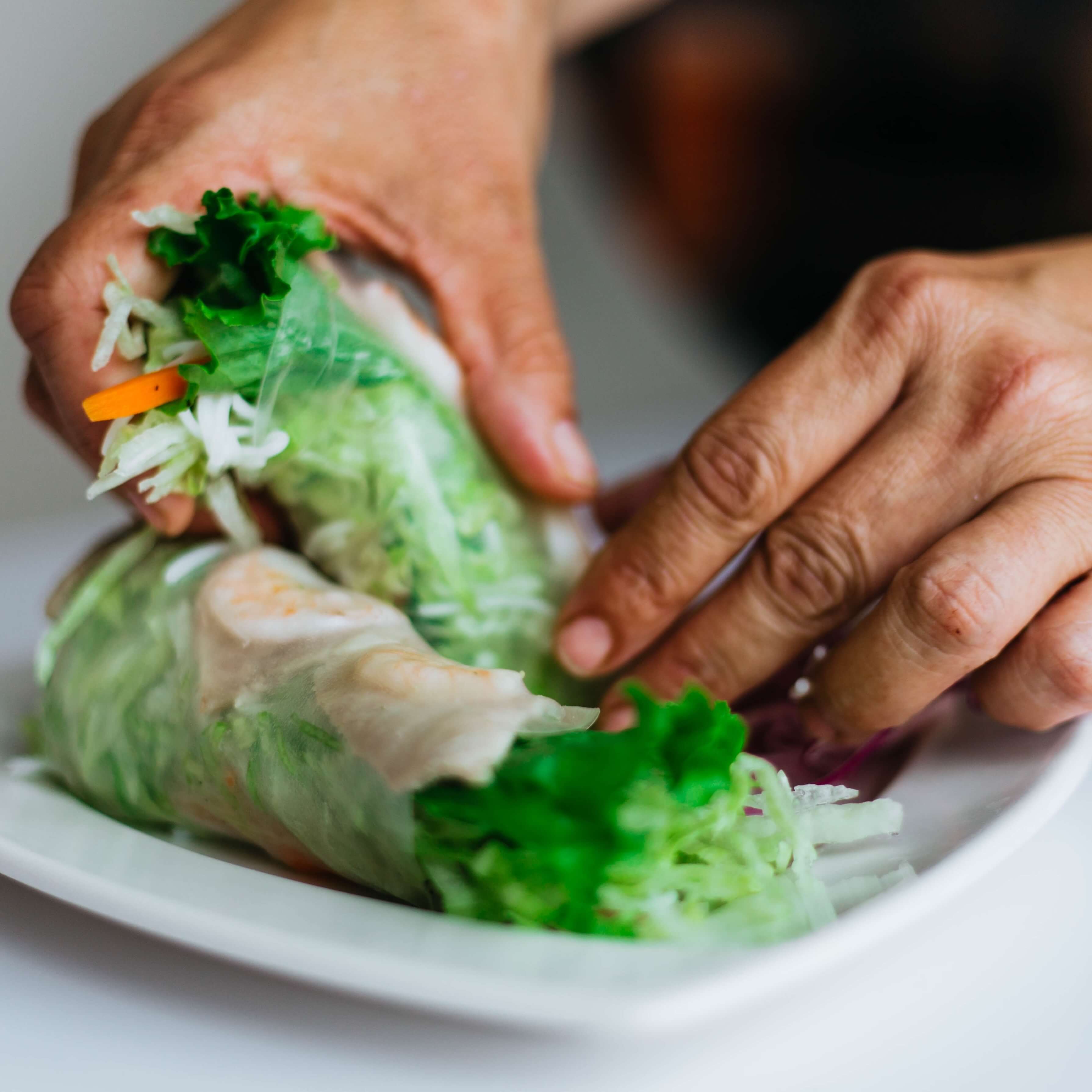 Hummus and Veggie Wrap